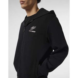 PLEIN SPORT Pique Zip Hoodie Icon