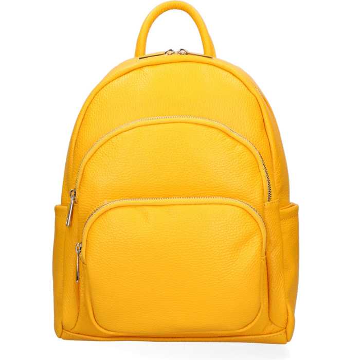 Zaino da donna Made in Italy - Modello Valoria Pro - 100% pelle - 26.0 x 31.0 x 11.0 cm