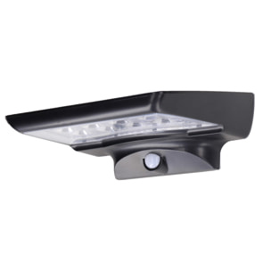 Solar 350 Aplique exerior con luz led en blanco frio 6000K en color negro