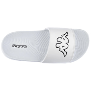 Kappa - Chanclas Hombre Mujer Gris - Logo Steeve