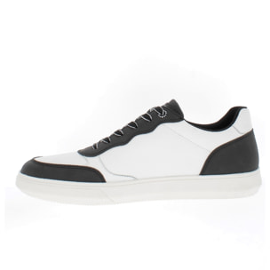 Armata di Mare Scarpe Uomo Court Sneakers Casual con Soletta Rimovibile in Memory Foam AMU W24M606 Black Off White