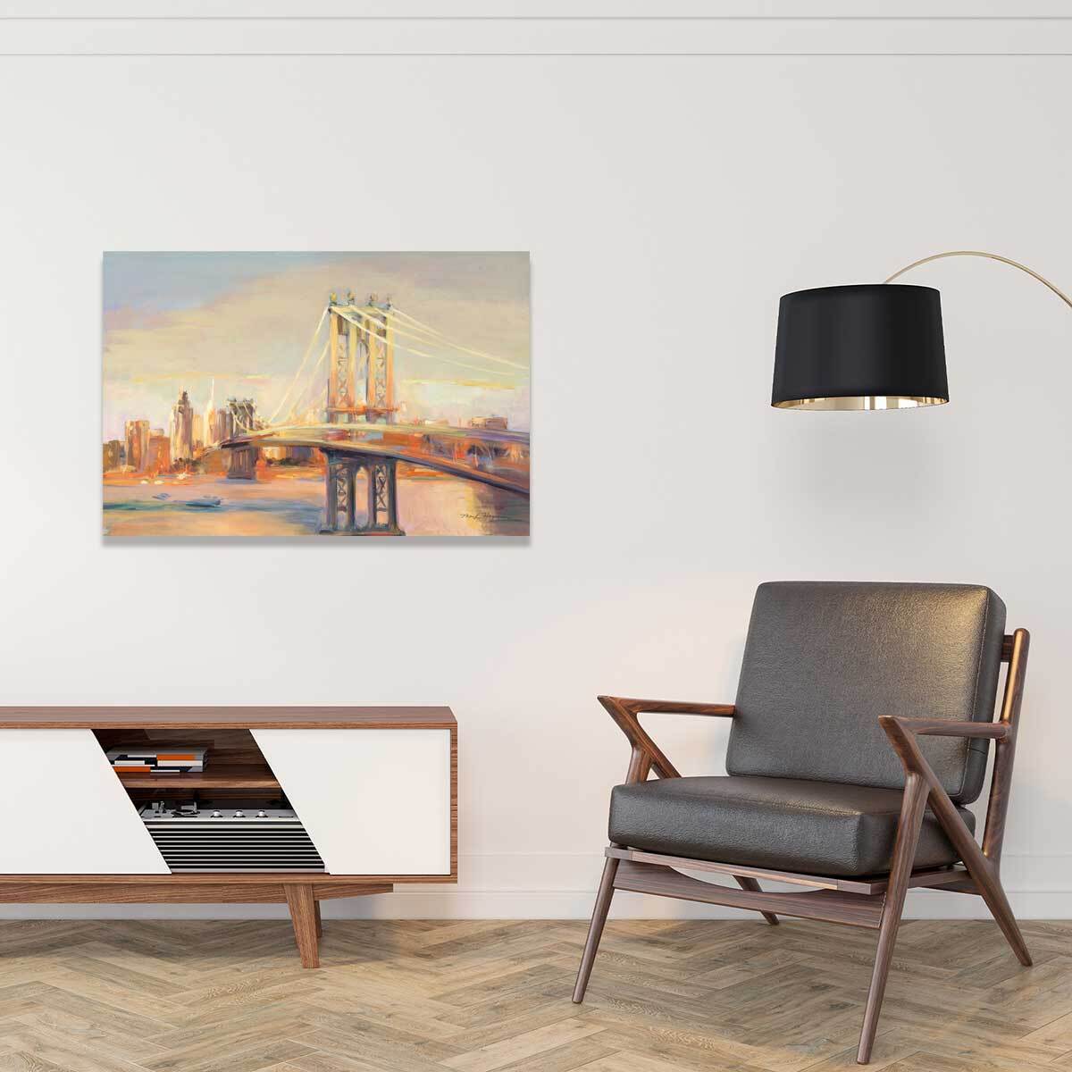 Tableau new york reflet de manhattan  Tableau alu Dibond