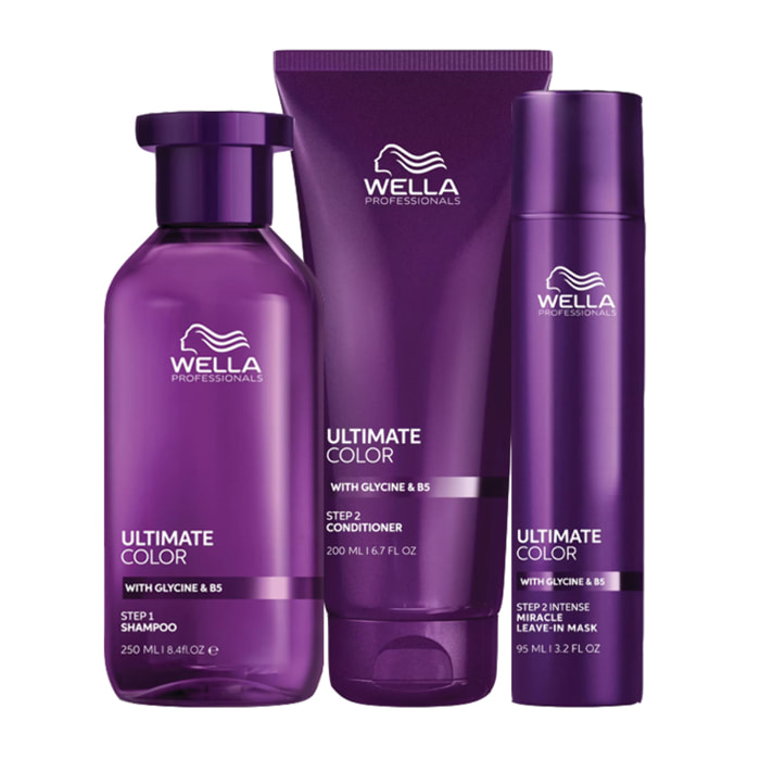 WELLA PROFESSIONALS Kit Ultimate Color Shampoo 250ml + Conditioner 200ml + Leave In Mask 95ml