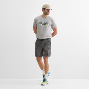 Bermuda MUNICH Tropic lifestyle de algodón-elastano caqui