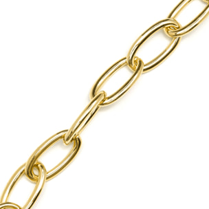 Pulsera acabada en oro amarillo de 18k