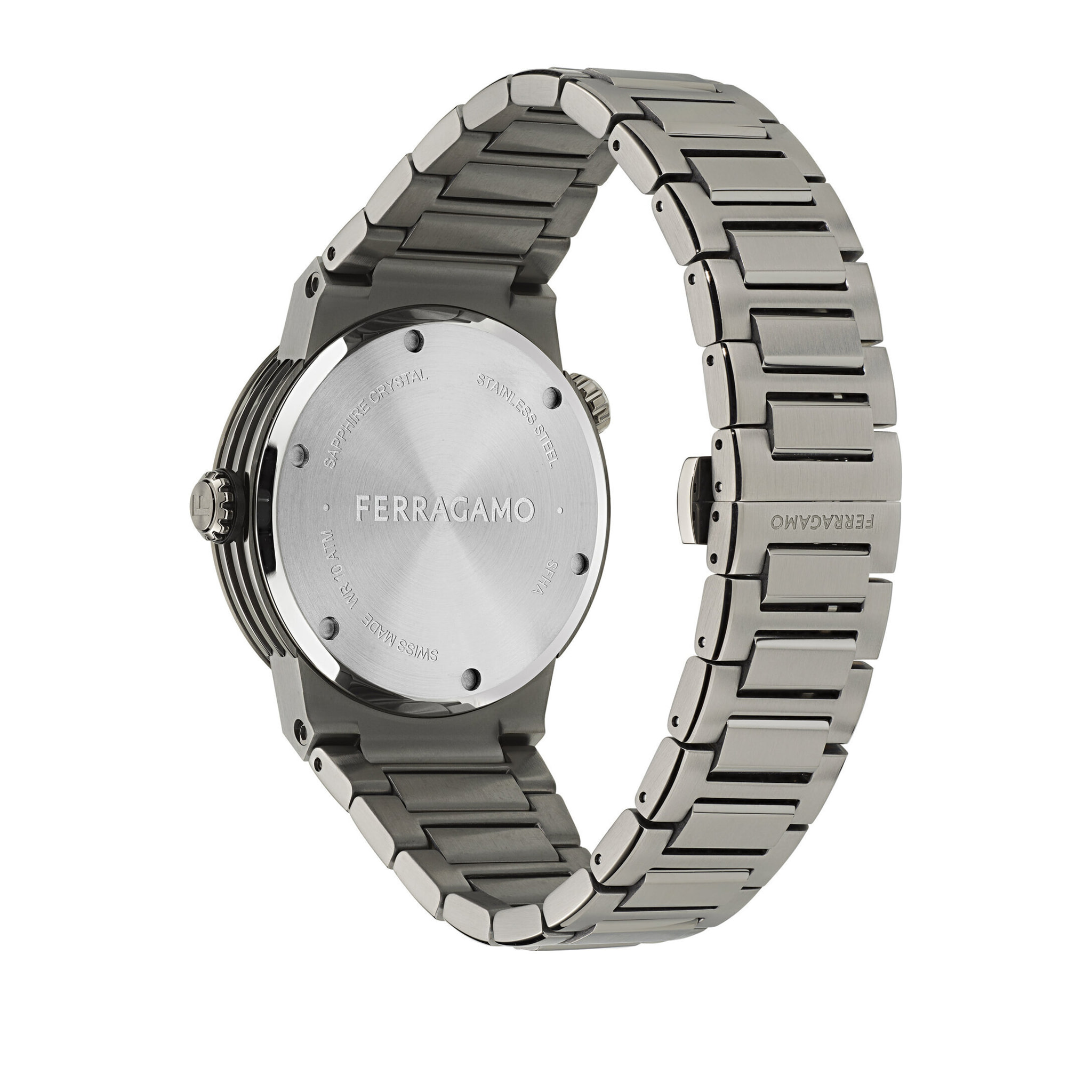 Ferragamo Orologio Analogico Al Quarzo F-80 Worldtime