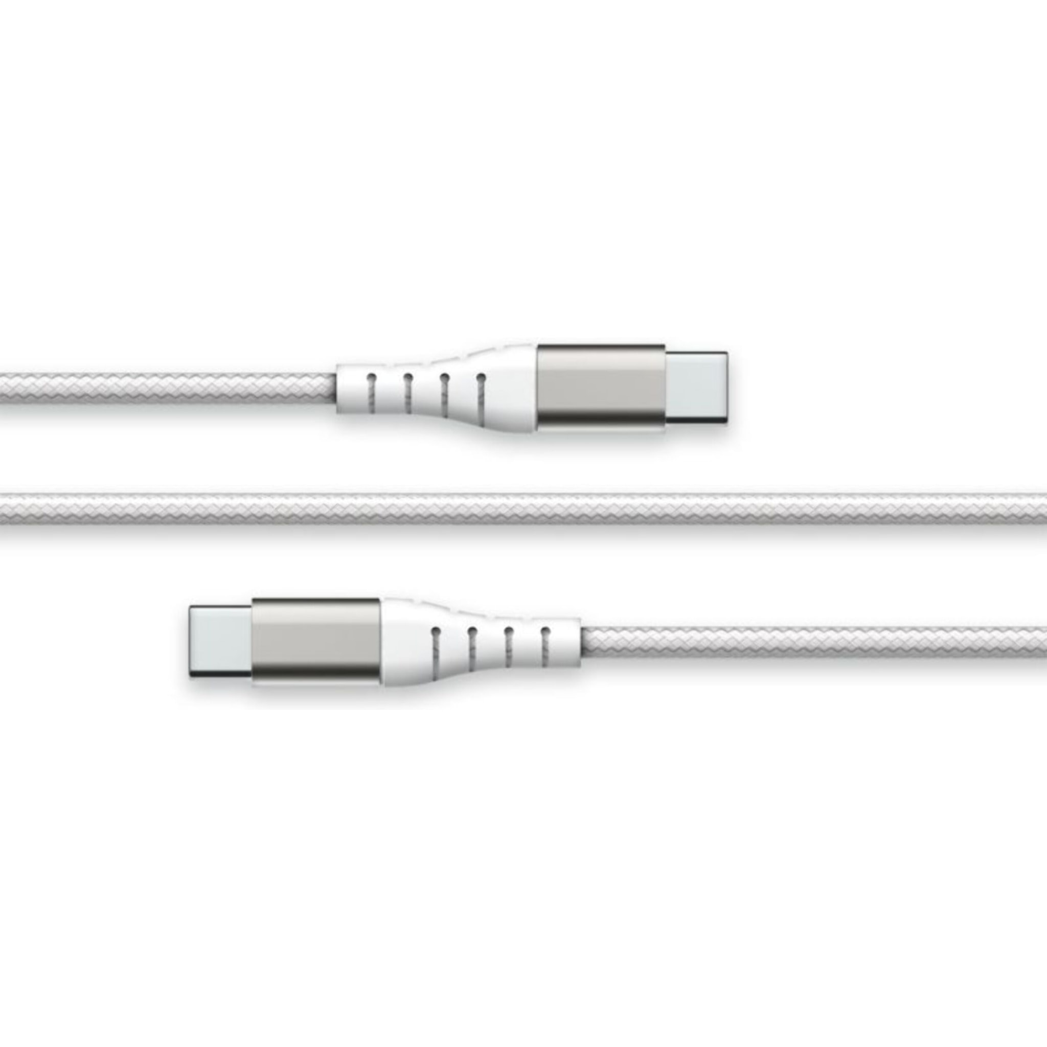 Câble USB C FORCE POWER vers USB-C Renforcé 2m Blanc