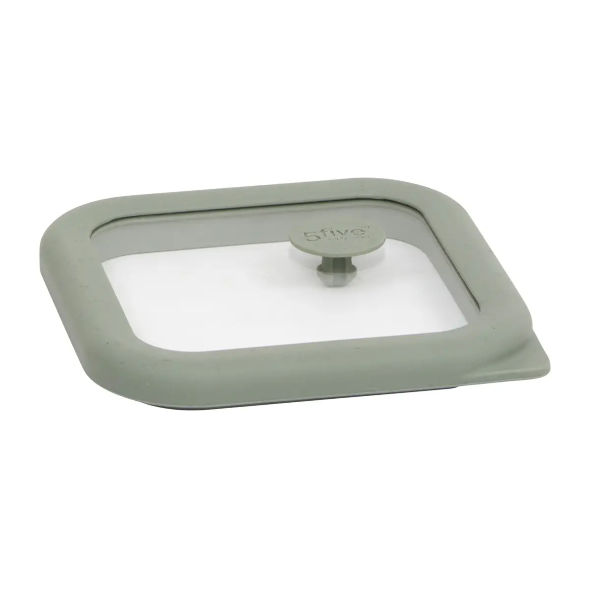 Boîte de conservation Siliglass carré 0,5L gris