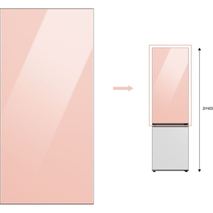 Panneau d'habillage SAMSUNG RA-B23EUT3KGM Bespoke