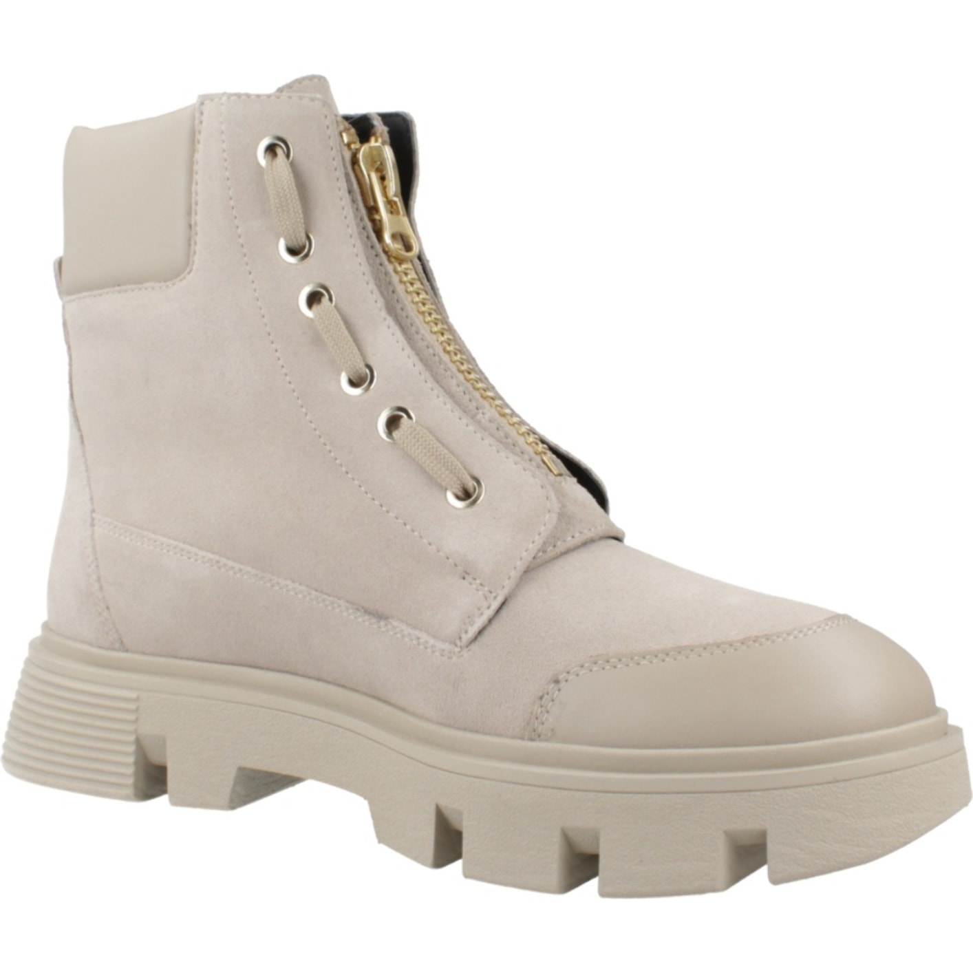 Botines Mujer de la marca GEOX  modelo D VILDE Beige