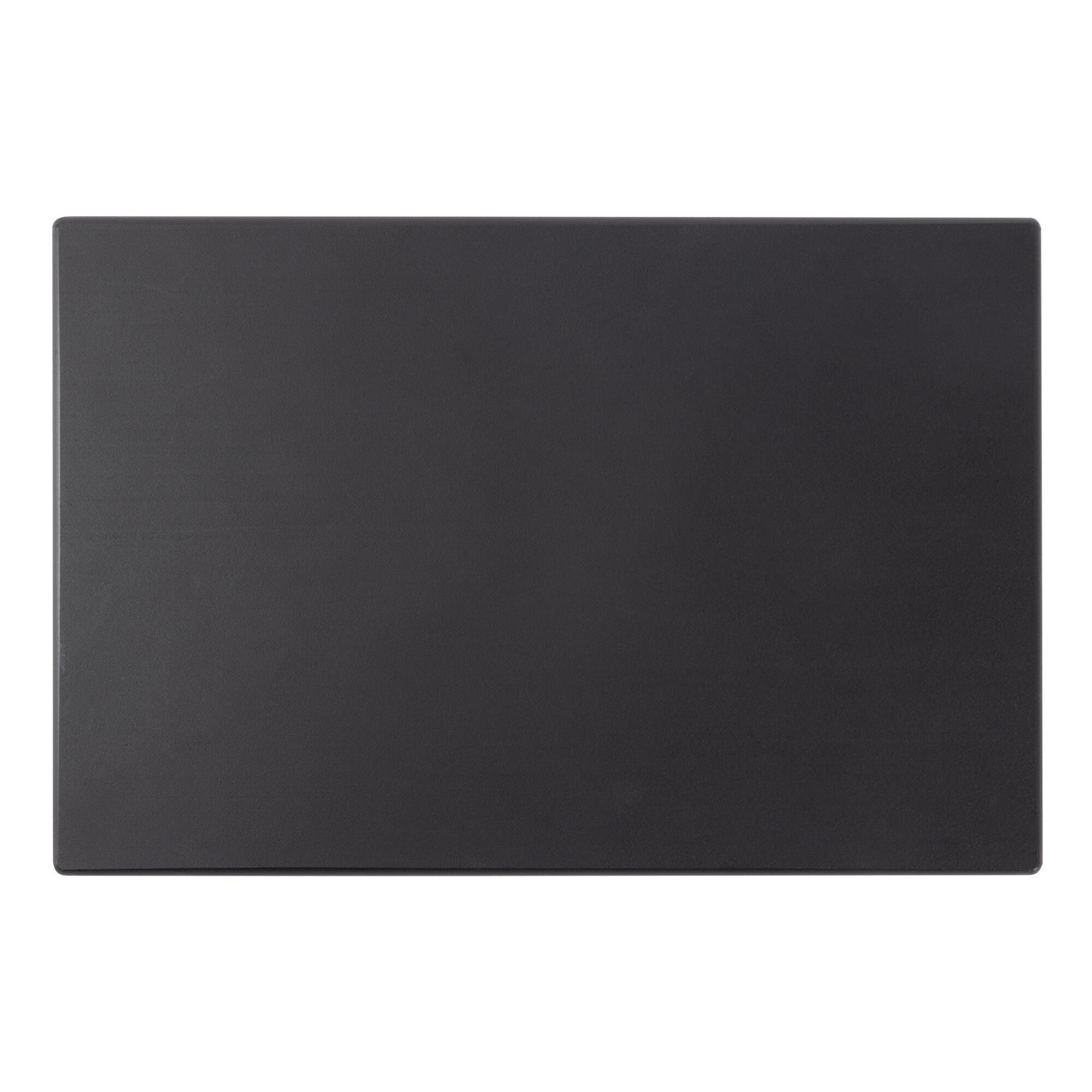 tabla de corte negra 30x20cm en polietileno - resistente y duradera