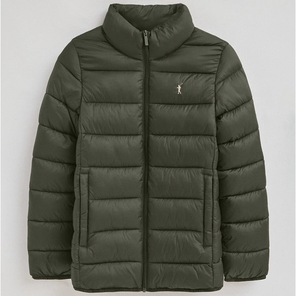 Chaqueta Salma Embroidery verde bosque con logo Rigby Go