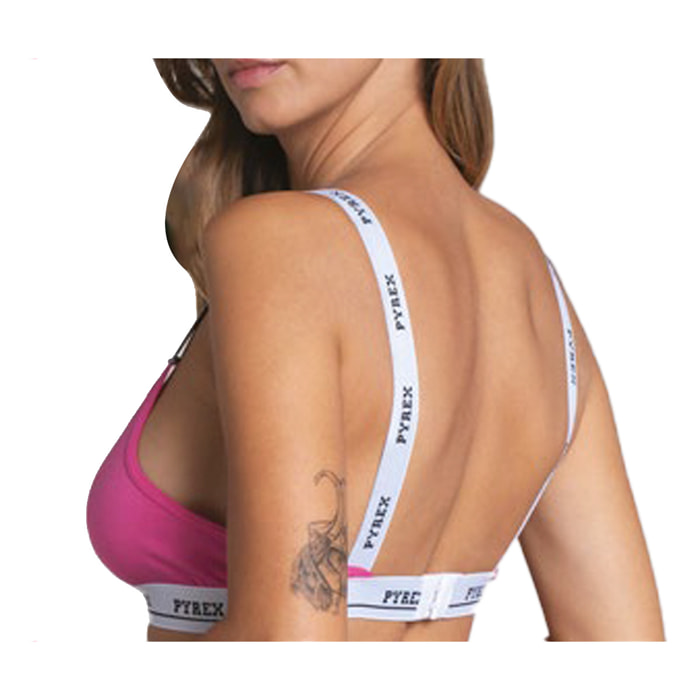 Pyrex Brassiere Donna in Cotone, Art.PRC71 Conf da 1 PZ. Fucsia