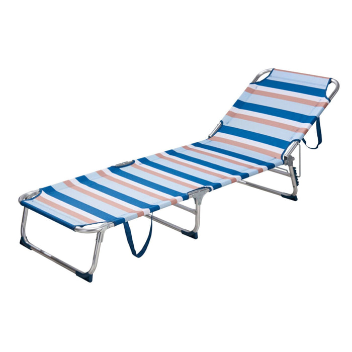 Well Home Cama de camping 187x57x29cm aluminio y poliéster 600D hasta 110kg