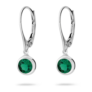 Orecchini Pendenti con Cubic Zirconia Multicolore in Argento 925