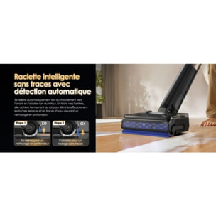 Aspirateur laveur TINECO pliable Floor One S7 Fold Elite Noir