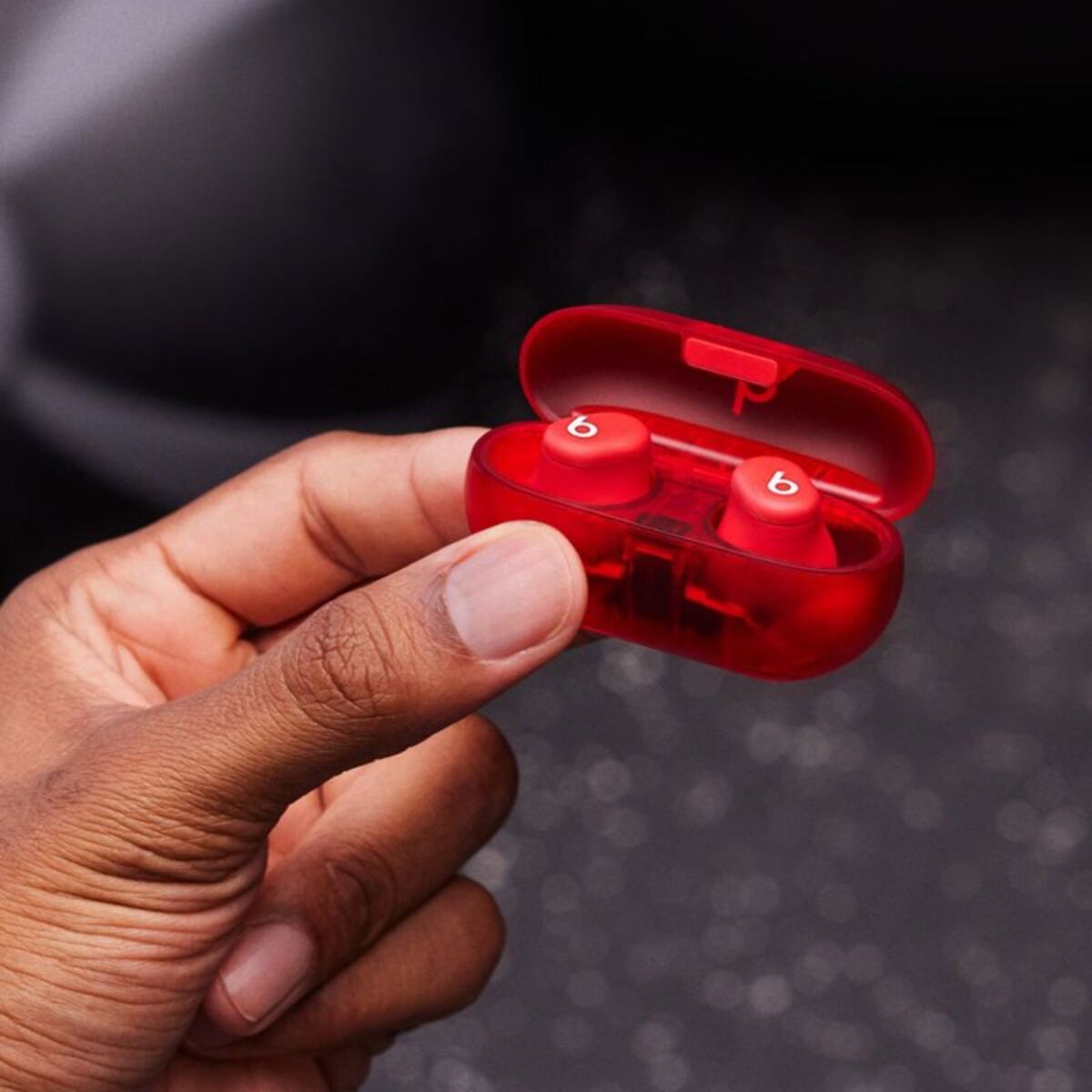Ecouteurs BEATS Solo Buds Rouge transparent