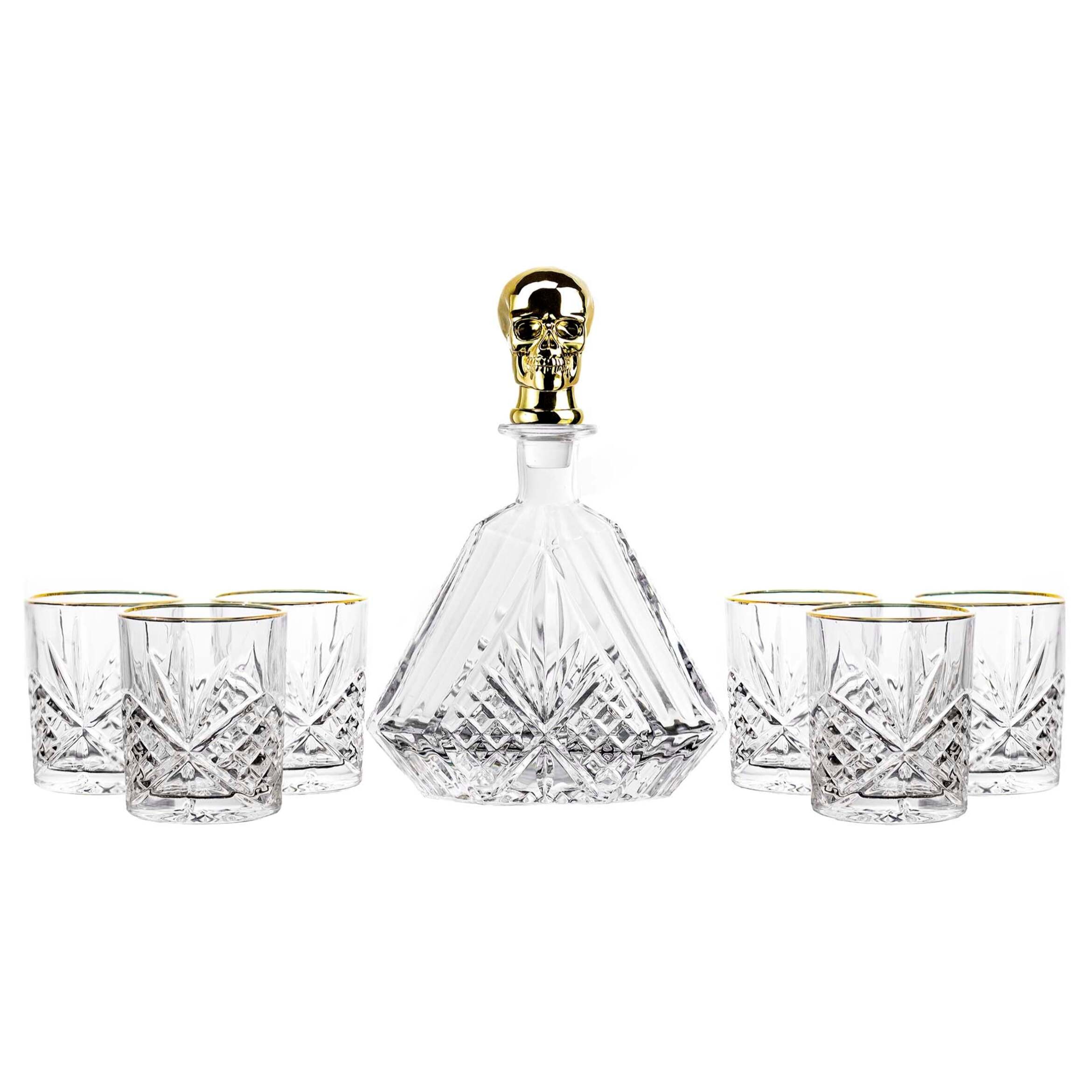 Set 7 Piezas Whisky Cristal 630 Ml