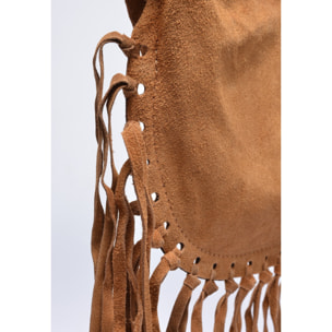 Borsa a tracolla Anna Luchini Cammello