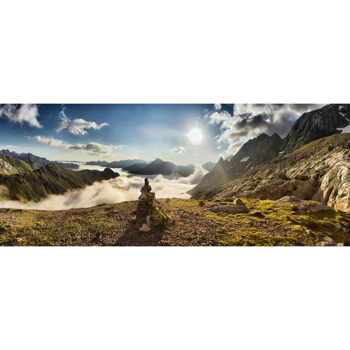 Tableau panorama sur gavarnie Toile imprimée