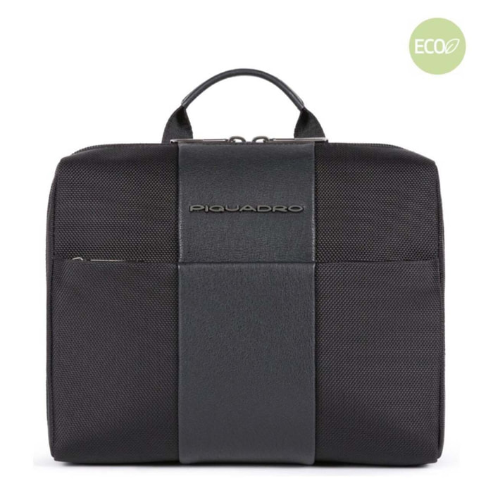Piquadro Beauty case uomo in tessuto riciclato con gancio