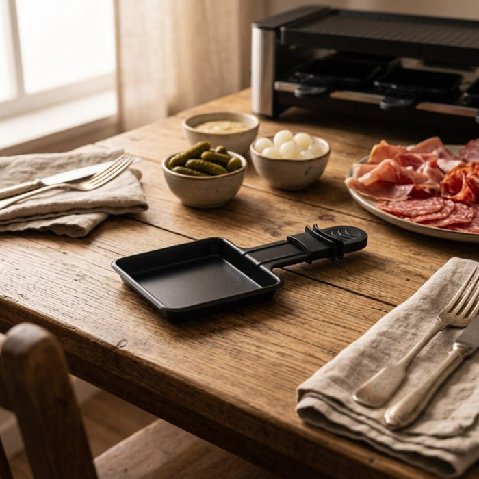 Lot de 2 poêlons à raclette Rotel Swiss Tradition