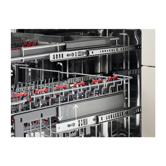 AEG Lavavajillas de 60 cm Serie 7000 GlassCare para 14 cubiertos FFB76717PW