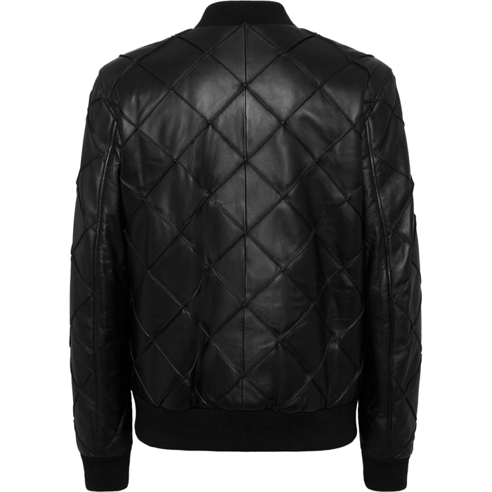 PHILIPP PLEIN Bomber de cuero