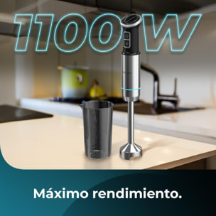 Batidora de Mano Power Neutron 1100MAX. 1100W Potencia Máxima, 4 Cuchillas Recub