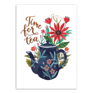 Art-Poster - Time for tea - Ploypisut - 50 x 70 cm