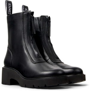 Botines - CAMPER Milah - Negro - Cuero liso