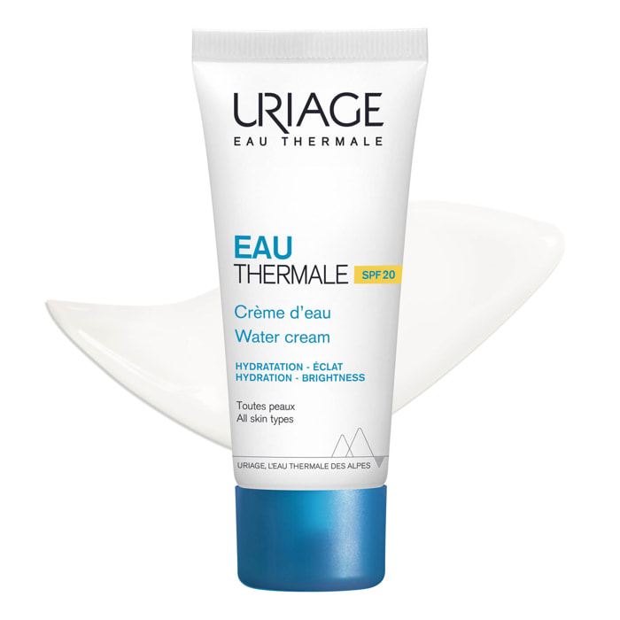 Eau Thermale - Crème d'Eau SPF20 - Hydrate, Protège & Illumine 40 ml