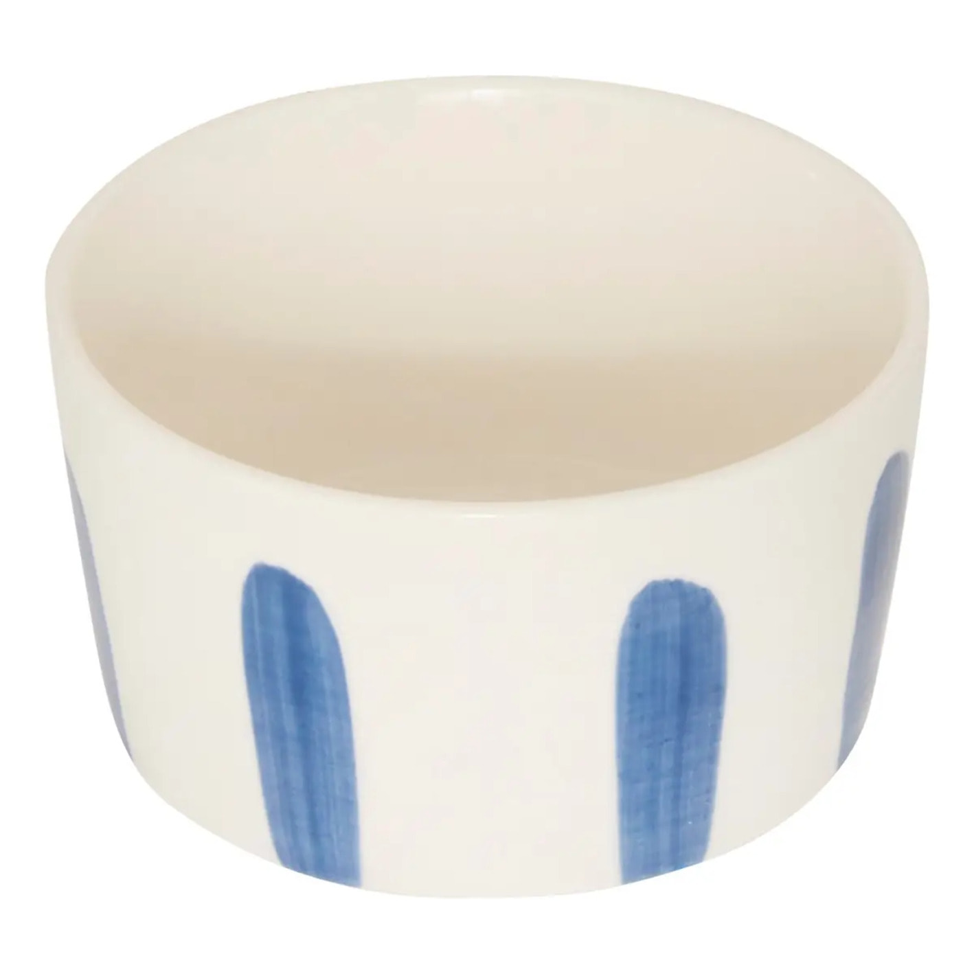 Set apéritif Oceania plateau bambou et 4 coupelles rayées