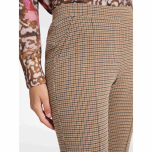 Elena Mirò - Jeggings pull on jacquard - Beige