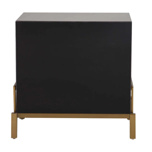 Mesita Espejo Acero Inoxidable Prestine 65x45x62cm