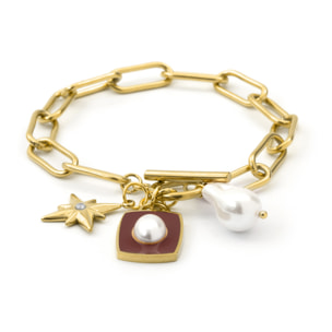 Pulsera Irath acabado oro amarillo 18k