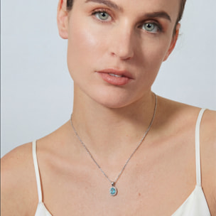 Collar Lynor acabado plata