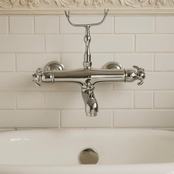 Mitigeur bain douche thermostatique PAINI Tiffany chromé