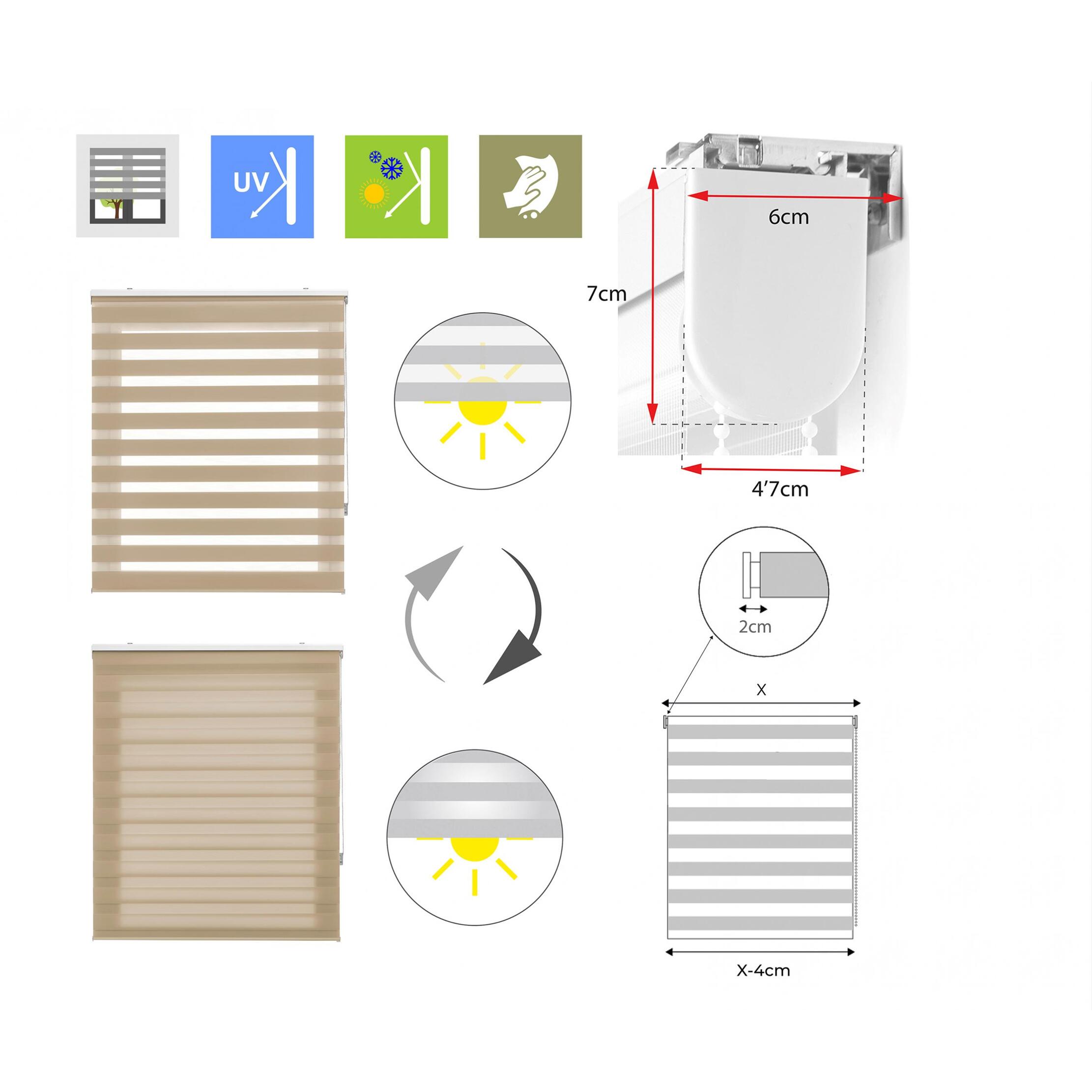 Store enrouleur Polyester Translucide 160x250