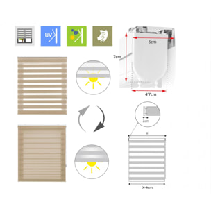 Store enrouleur Polyester Translucide 160x250