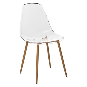 Chaise "Taho" 44cm transparent