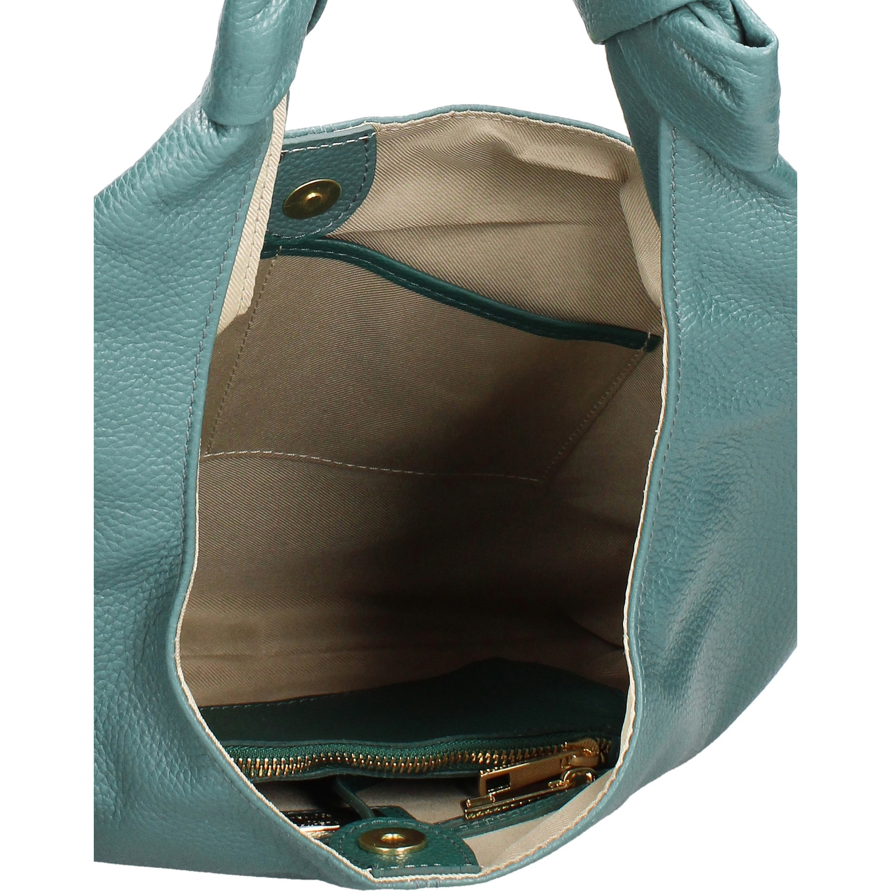 Borsa a spalla da donna Made in Italy - Modello Iduna Lux - 100% pelle - 41.0 x 28.0 x 3.0 cm