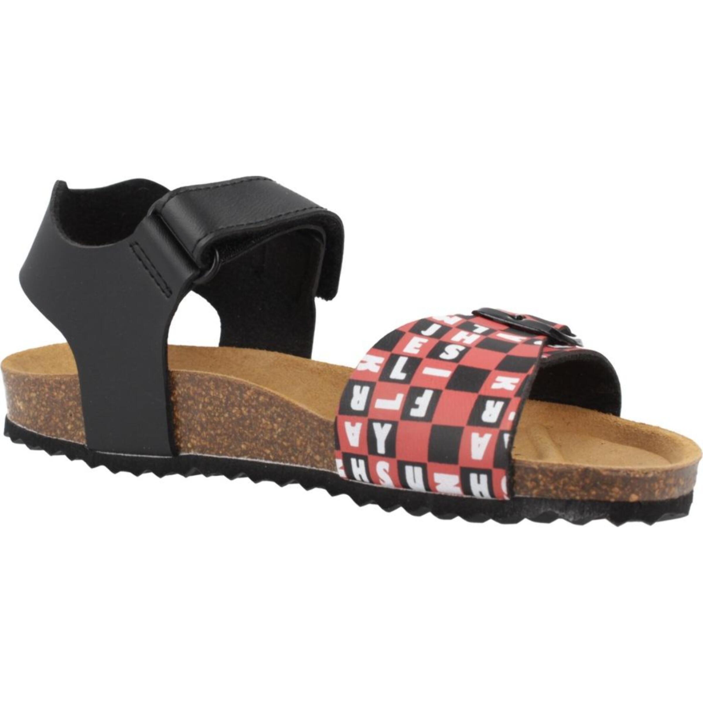 Sandalias Niño de la marca GEOX  modelo J GHITA BOY NEGRO