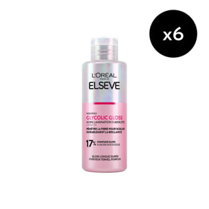 Lot de 6 - L'Oréal Paris Elseve Ultimate Glycolic Gloss Soin Lamination 5 minutes 200ml