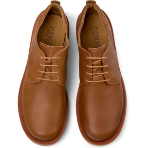 Zapatos de cordones - CAMPER Wagon - Marron - Cuero liso