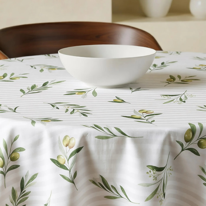 Nappe ronde anti-taches Oliver