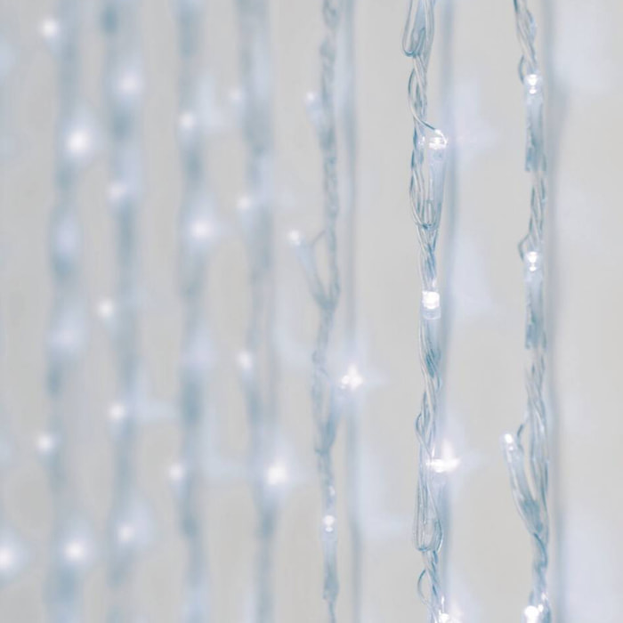 luz de cortina con 320 luces led con controlador 100x200cm