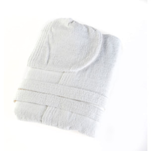 UNO CASA DESIGN Accappatoio con Cappuccio Julia in Spugna di Puro Cotone 400 gr