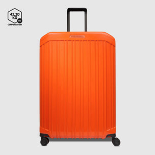 Piquadro Valise trolley grand extensible à 4 roues avec serrure TSA et doublure lavable amovible