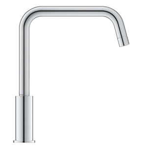 62x44 cm kit évier avec égouttoir réversible en Granite, à encastrer, blanc + mitigeur lavabo/cuisine Grohe Start (SATSE2WG304)